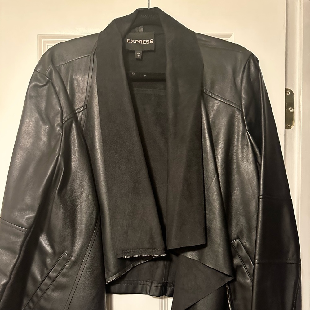 Express faux leather jacket